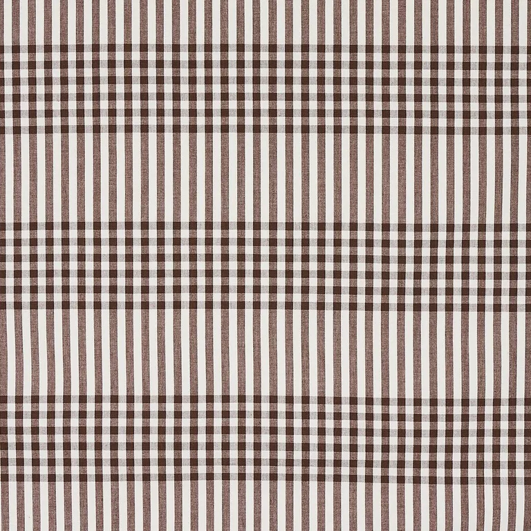 Schumacher 80801 Bergen Plaid Brown fabric swatch