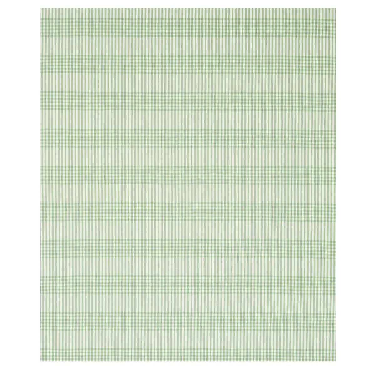 Schumacher 80804 Bergen Plaid Green fabric swatch