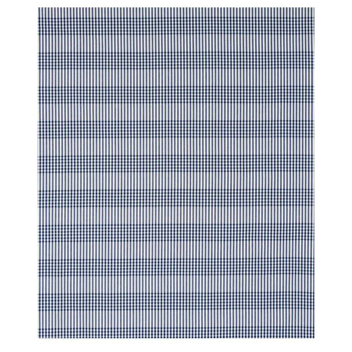 Schumacher 80802 Bergen Plaid Navy fabric swatch