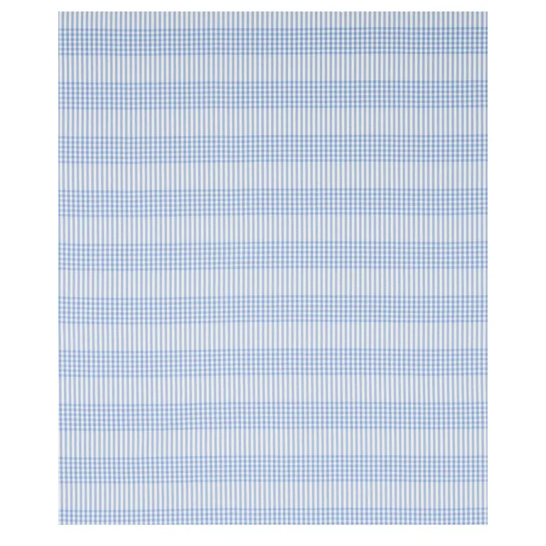 Schumacher 80803 Bergen Plaid Sky fabric swatch
