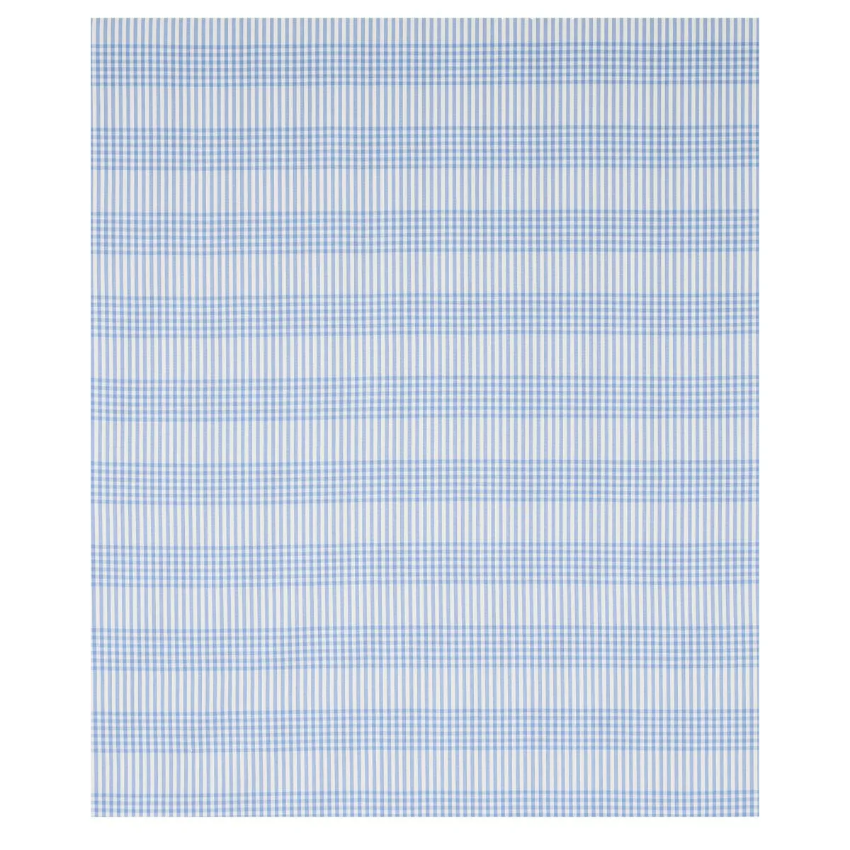 Schumacher 80803 Bergen Plaid Sky fabric swatch
