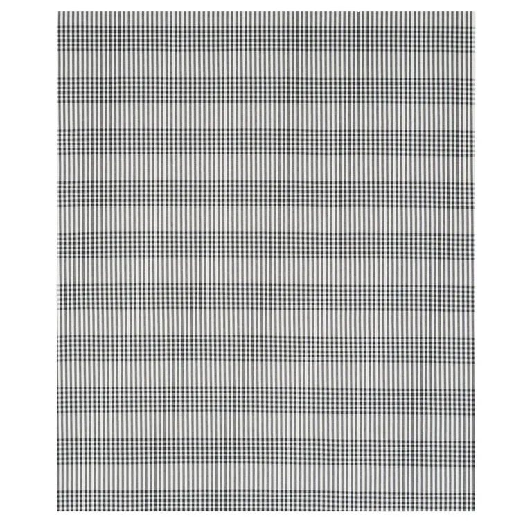 Schumacher 80800 Bergen Plaid Slate fabric swatch