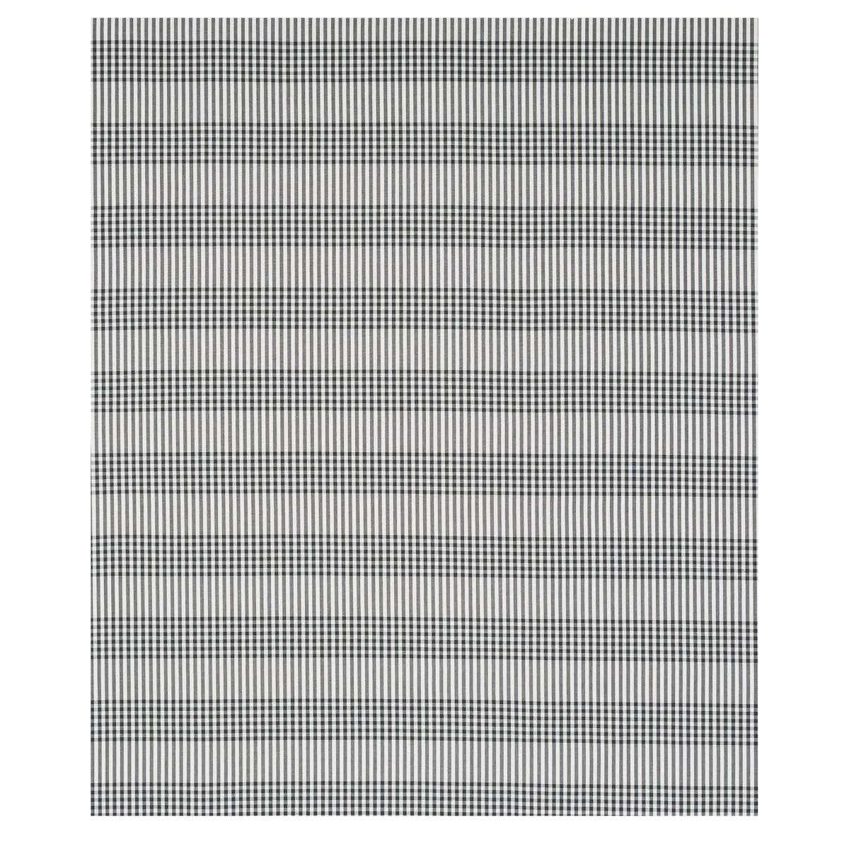 Schumacher 80800 Bergen Plaid Slate fabric swatch