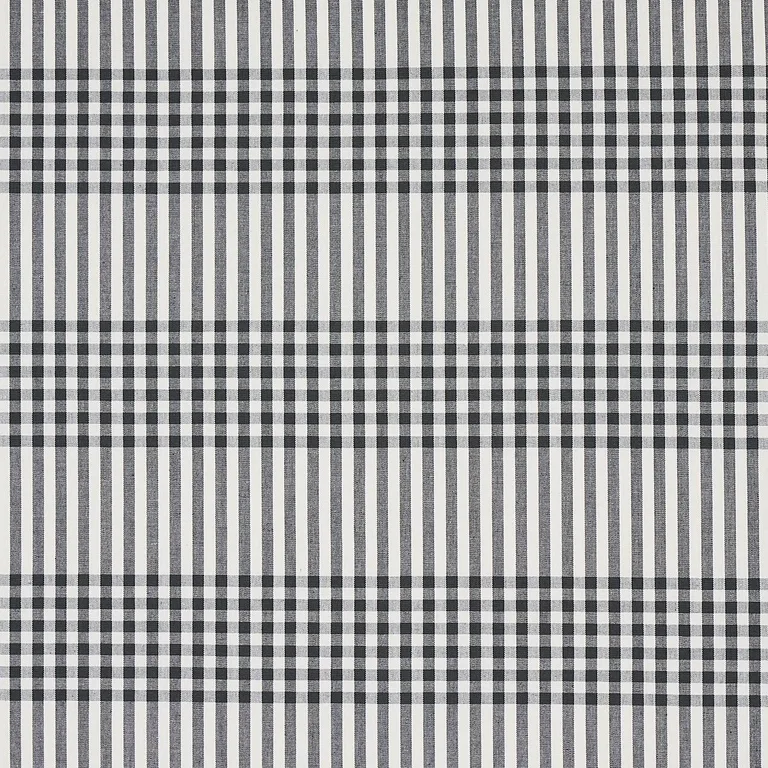 Schumacher 80800 Bergen Plaid Slate fabric swatch