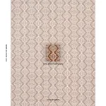 Schumacher 182700 Berkeley Hand Printed Silk Chestnut fabric swatch