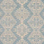 Schumacher 182701 Berkeley Hand Printed Silk Cornflower fabric swatch