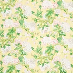 Schumacher 175878 Bermuda Blossoms Yellow fabric swatch