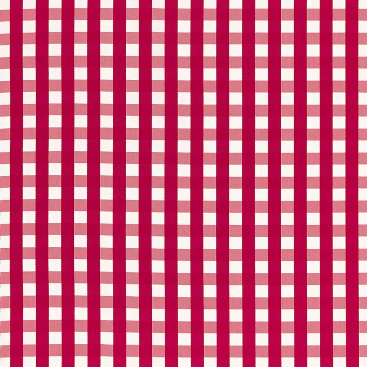 Schumacher 68062 Bermuda Check Azalea fabric swatch