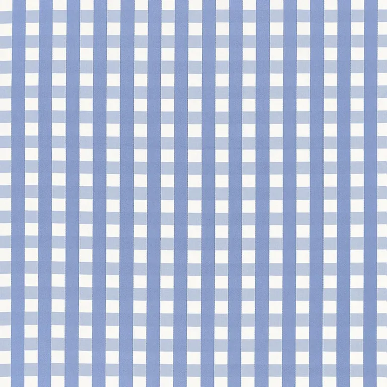 Schumacher 68064 Bermuda Check Cornflower fabric swatch