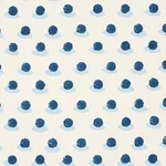Schumacher 179731 Berry Hand Block Print Indigo & Sky fabric swatch