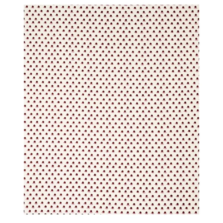 Schumacher 179730 Berry Hand Block Print Iron & Rose fabric swatch