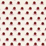 Schumacher 179730 Berry Hand Block Print Iron & Rose fabric swatch