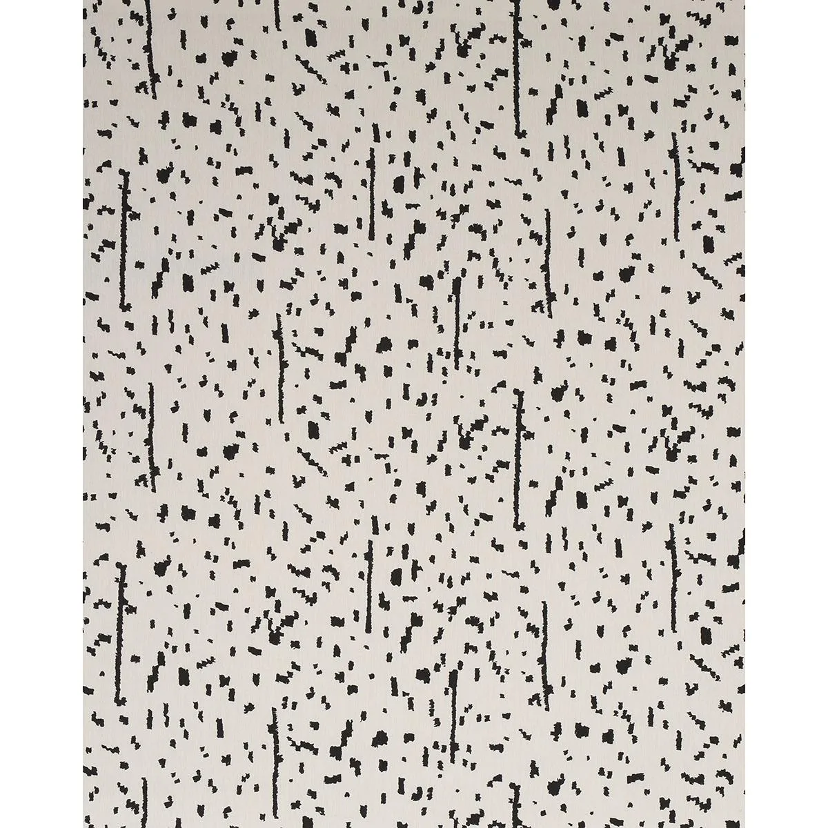 Schumacher 180311 Bespotted Black fabric swatch