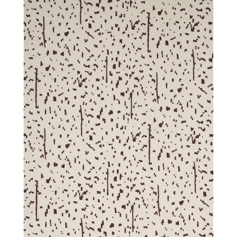 Schumacher 180312 Bespotted Brown fabric swatch
