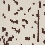 Schumacher 180312 Bespotted Brown fabric swatch