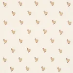 Schumacher 85951 Betsy's Chicken Embroidery Ivory fabric swatch