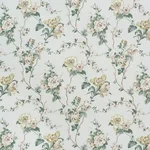 Schumacher 178402 Betty Chintz Celadon fabric swatch