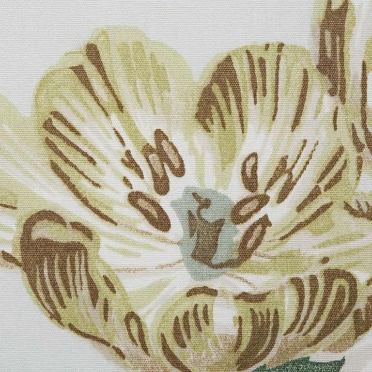 Schumacher 178402 Betty Chintz Celadon fabric swatch