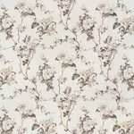 Schumacher 178401 Betty Chintz Charcoal fabric swatch