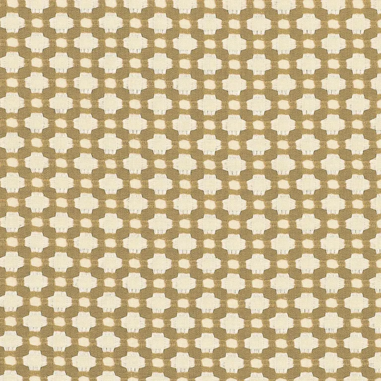 Schumacher 62616 Betwixt Biscuit/Ivory fabric swatch