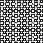 Schumacher 65683 Betwixt Black / White fabric swatch