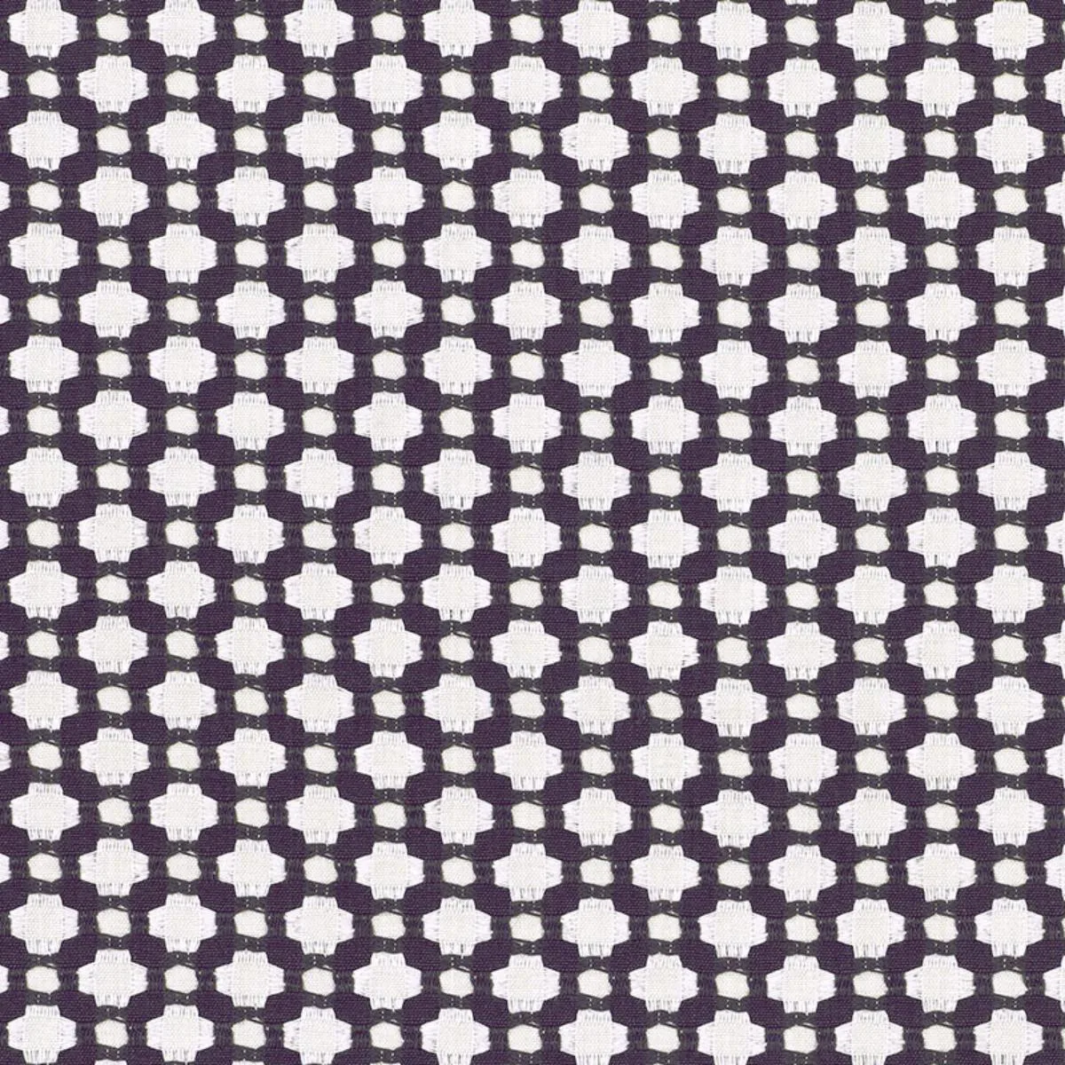 Schumacher 62610 Betwixt Charcoal/Ecru fabric swatch