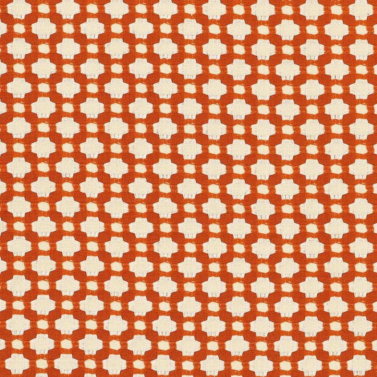 Schumacher 62612 Betwixt Spark/Ivory fabric swatch