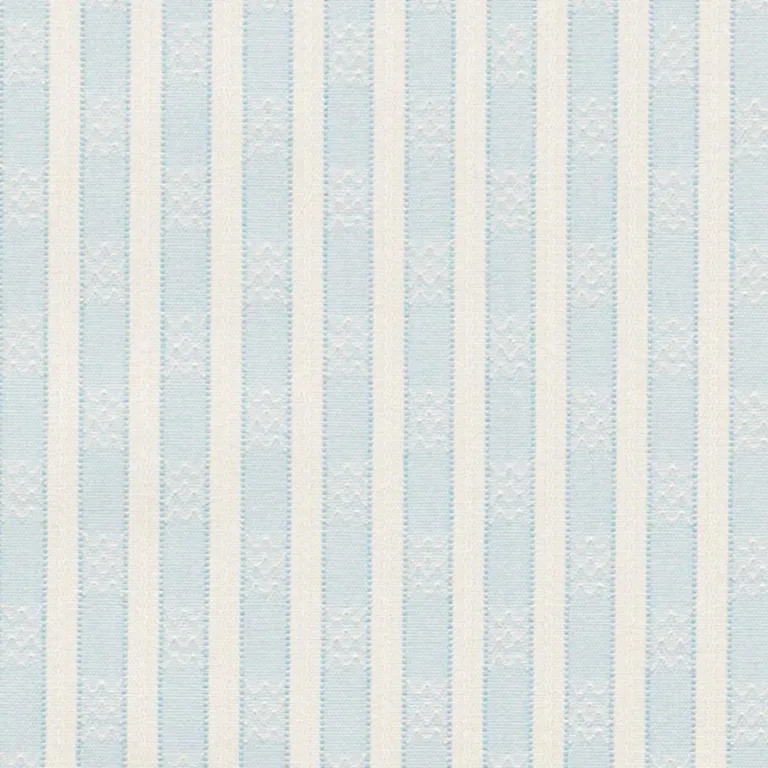 Schumacher 74211 Beverly Stripe China Blue fabric swatch