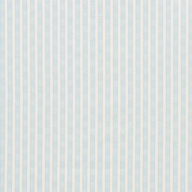 Schumacher 74211 Beverly Stripe China Blue fabric swatch
