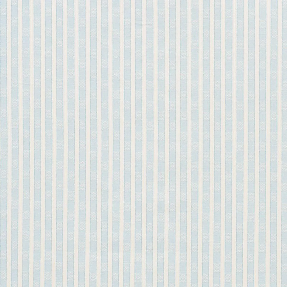 Schumacher 74211 Beverly Stripe China Blue fabric swatch