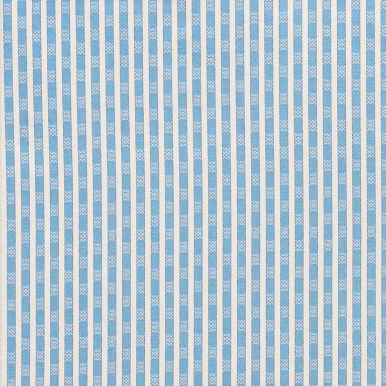 Schumacher 74210 Beverly Stripe Cobalt fabric swatch