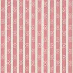 Schumacher 74212 Beverly Stripe Red fabric swatch