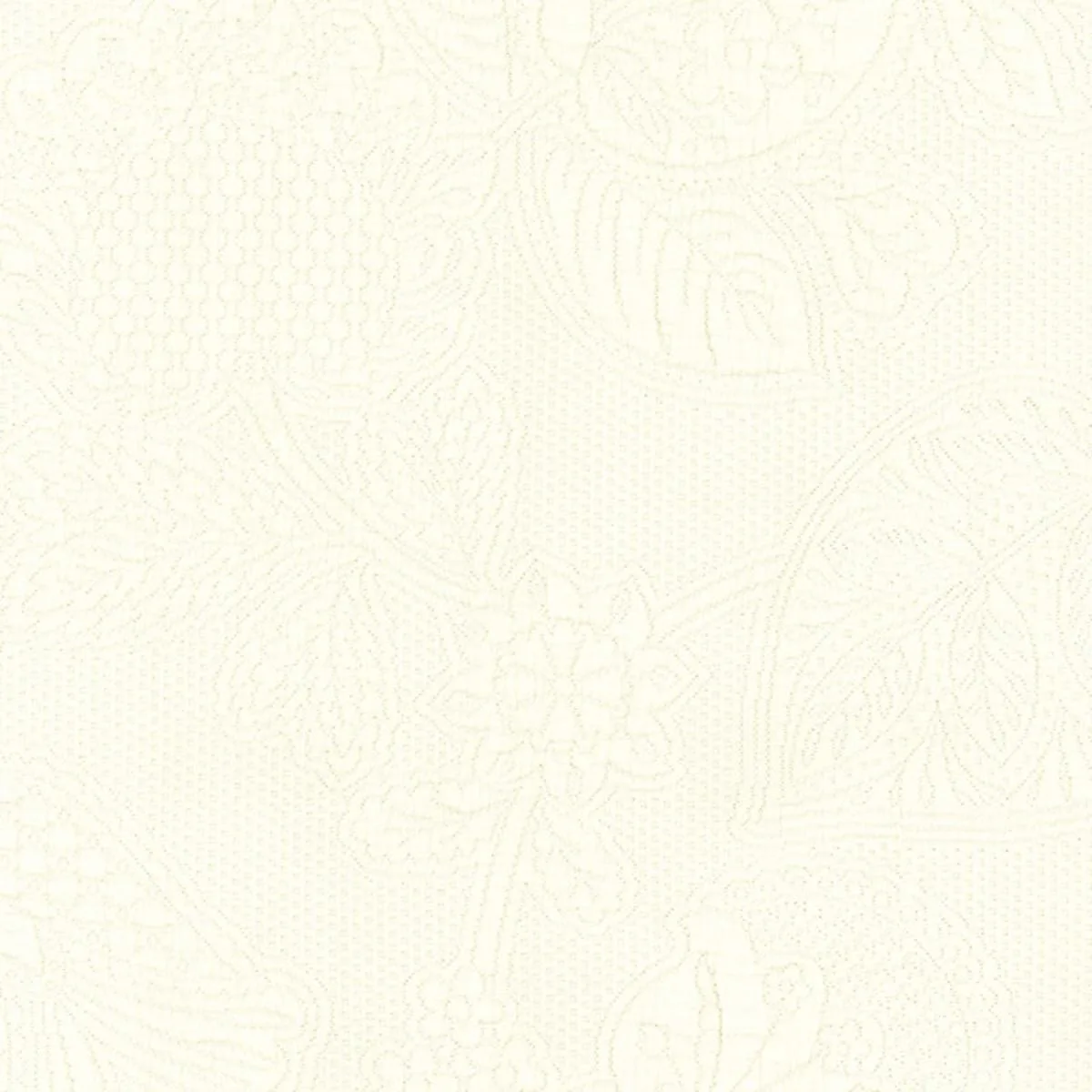 Schumacher 55651 Bianca Matelassé Porcelain fabric swatch