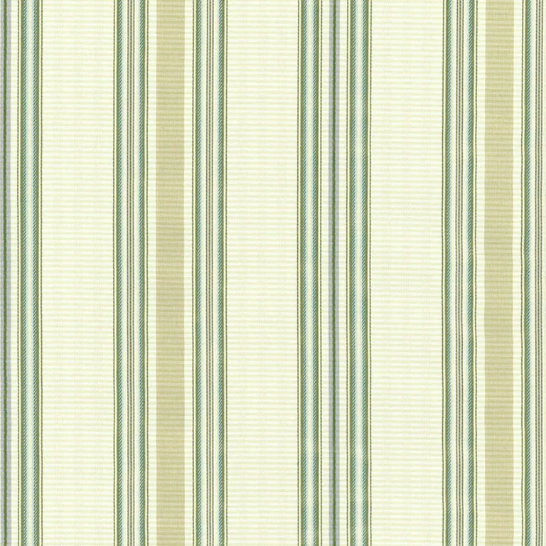 Schumacher 62180 Biella Silk Stripe Aqua fabric swatch