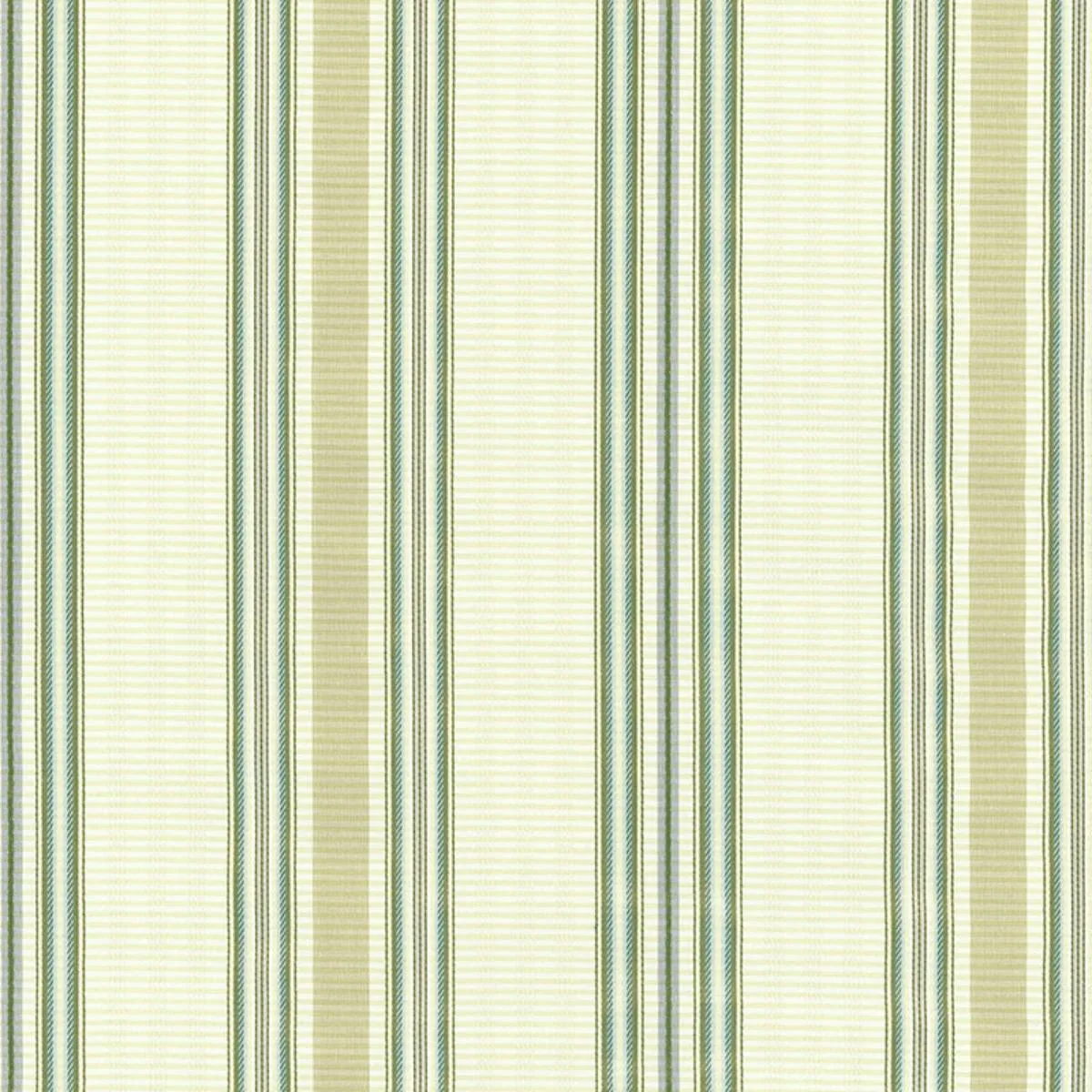 Schumacher 62180 Biella Silk Stripe Aqua fabric swatch