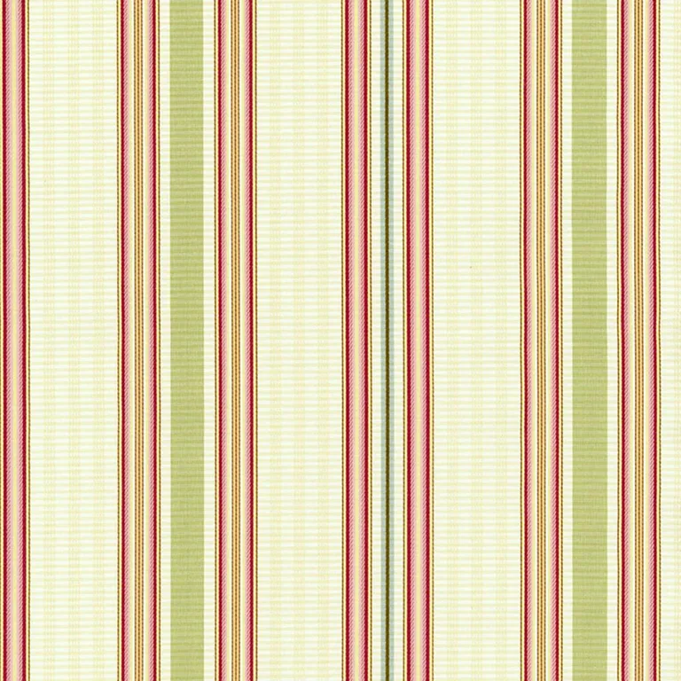 Schumacher 62181 Biella Silk Stripe Berry fabric swatch