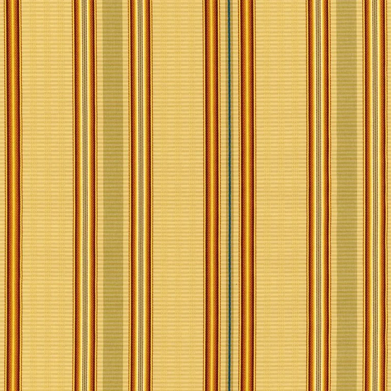 Schumacher 62183 Biella Silk Stripe Spice fabric swatch