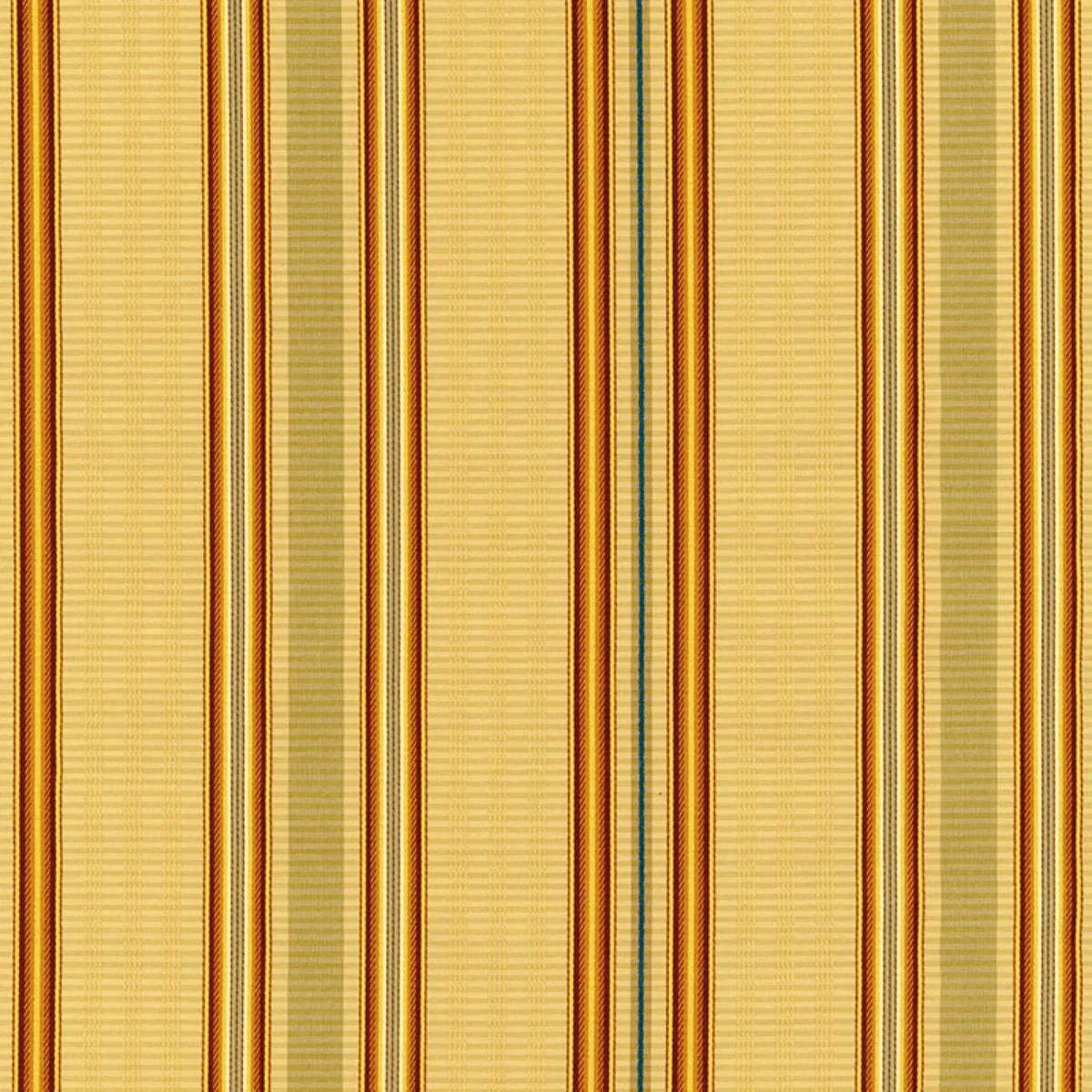 Schumacher 62183 Biella Silk Stripe Spice fabric swatch