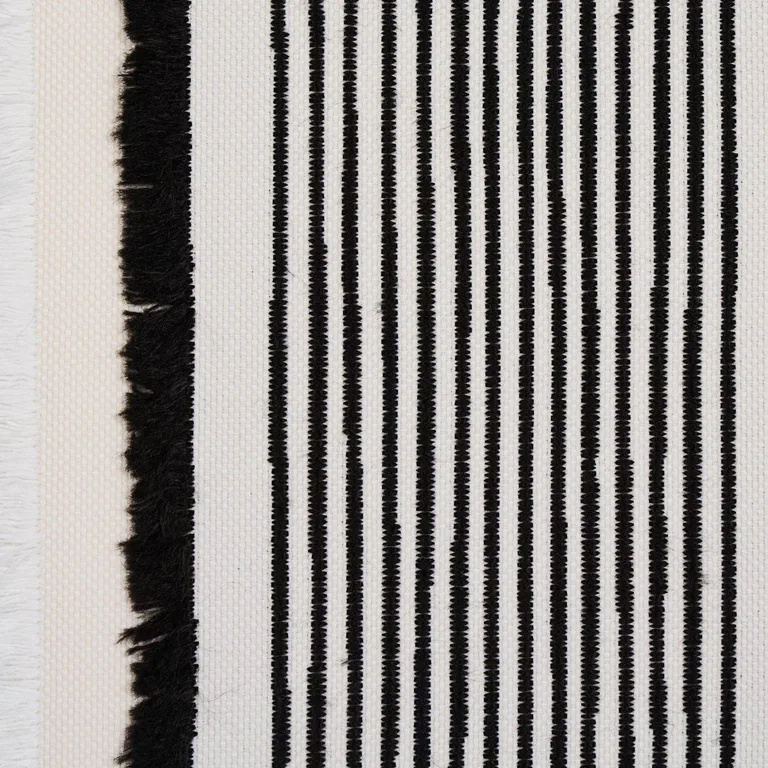 Schumacher 81110 Billy Indoor/Outdoor Black fabric swatch