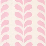 Schumacher 179271 Bindi Hand Block Print Pink fabric swatch