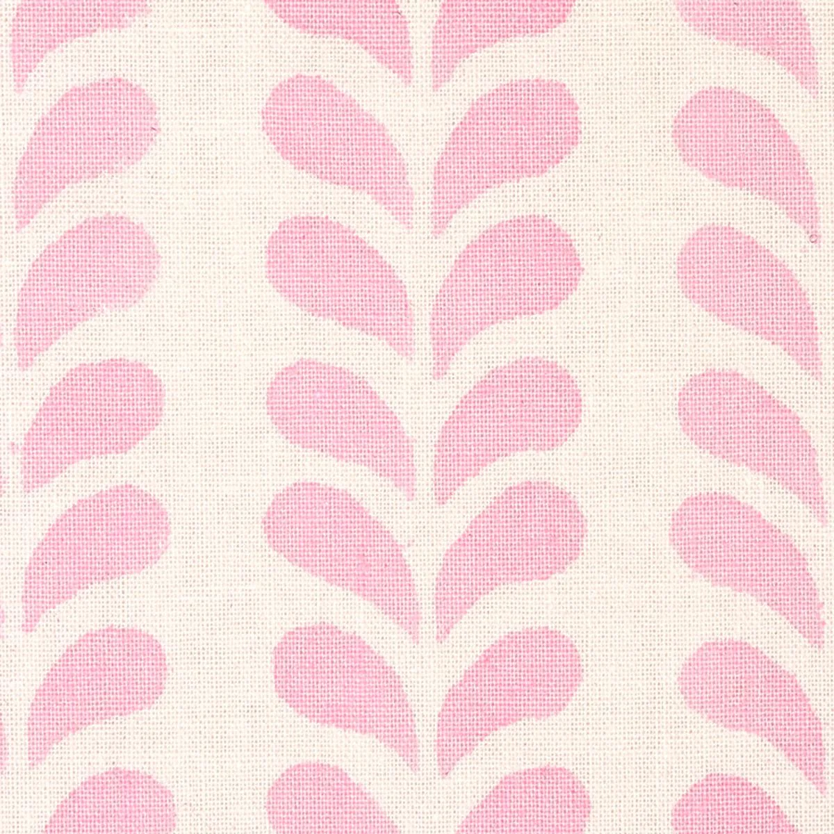 Schumacher 179271 Bindi Hand Block Print Pink fabric swatch