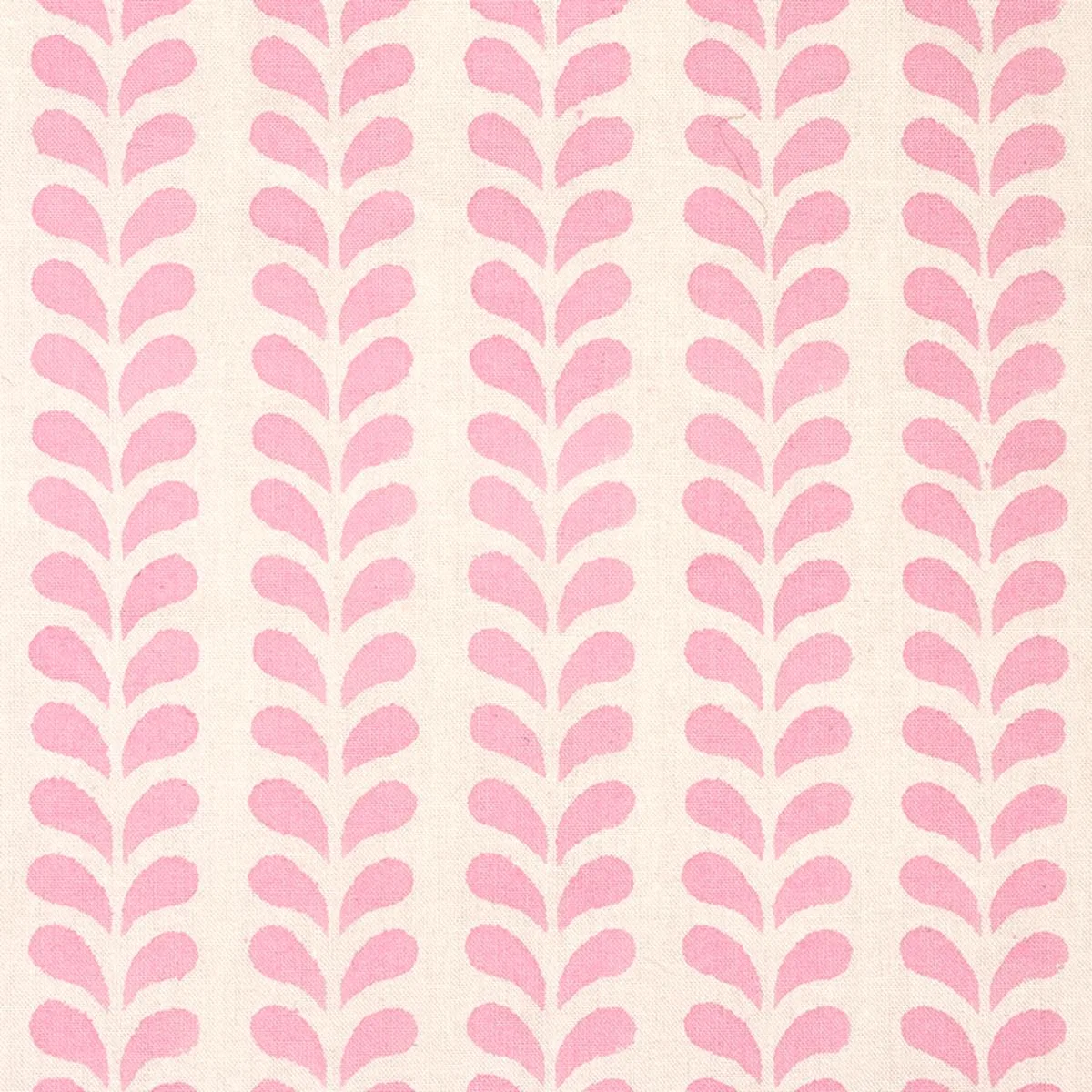Schumacher 179271 Bindi Hand Block Print Pink fabric swatch