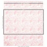 Schumacher 179210 Bird & Bee Pink fabric swatch