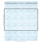 Schumacher 179212 Bird & Bee Sky fabric swatch