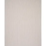 Schumacher 83704 Birdie Ticking Stripe Brown fabric swatch