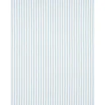 Schumacher 83701 Birdie Ticking Stripe China Blue fabric swatch
