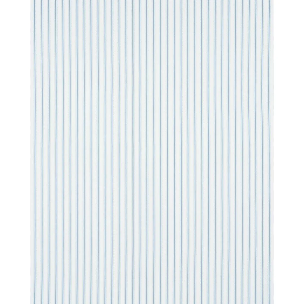Schumacher 83701 Birdie Ticking Stripe China Blue fabric swatch