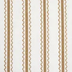 Schumacher 83703 Birdie Ticking Stripe Neutral fabric swatch
