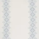 Schumacher 85120 Birgitta Sheer Sky fabric swatch