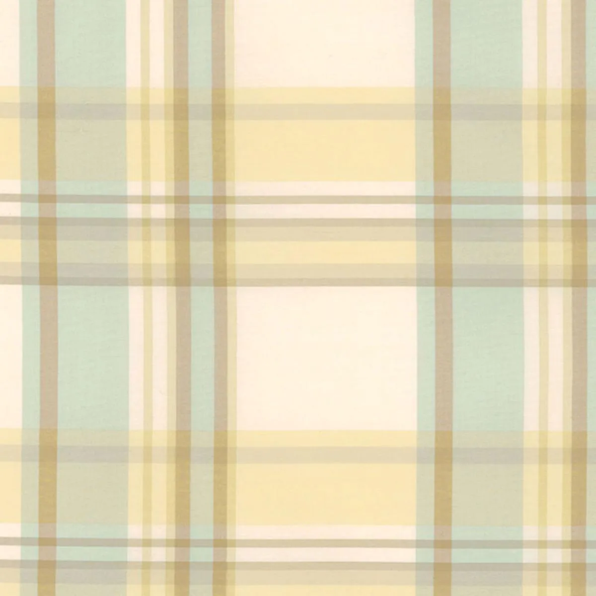 Schumacher 3457000 Birmingham Silk Plaid Wheat fabric swatch